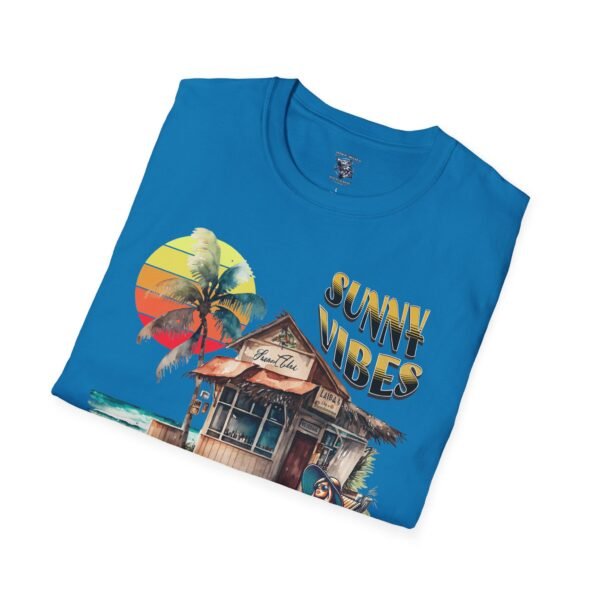 Sunny Vibes Beach T-Shirt | Tropical Sun Palm Trees Tee | Summer Vacation Shirt | Relaxed Beach Shack Graphic |  Beach Lover Gift - Image 112