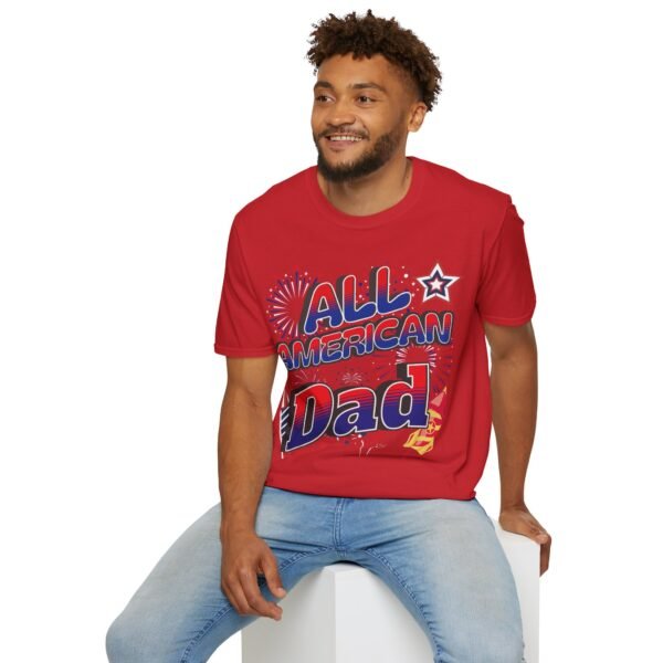 All American Dad Shirt - Patriotic Fireworks Design - Perfect Father's Day Gift - 4th of July Tee - USA Pride Apparel - Image 169