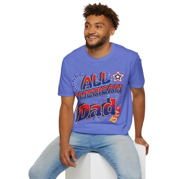 All American Dad Shirt - Patriotic Fireworks Design - Perfect Father's Day Gift - 4th of July Tee - USA Pride Apparel - Image 109