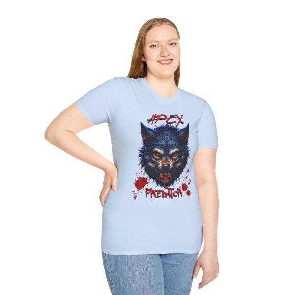 Angry Dire Wolf Apex Predator TShirt / Bloody Wolf Graphic Tee - Image 113