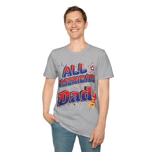 All American Dad Shirt - Patriotic Fireworks Design - Perfect Father's Day Gift - 4th of July Tee - USA Pride Apparel - Image 44