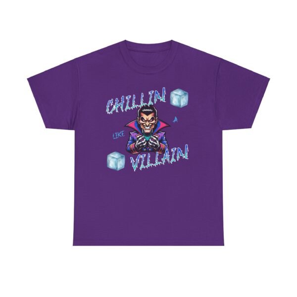 Chillin Like a Villain T-Shirt, Cool Graphic Tee, Funny Quote Shirt, Hipster Clothing, Sarcastic Gift, Unisex Cotton Top