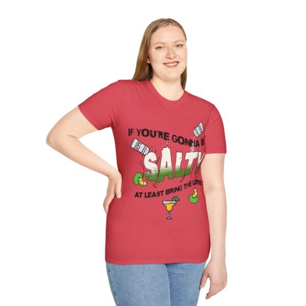 Funny Margarita T-Shirt - 'If You're Gonna Be Salty Bring The Lime' - Unisex Graphic Tee with Salt Shakers & Limes - Image 185