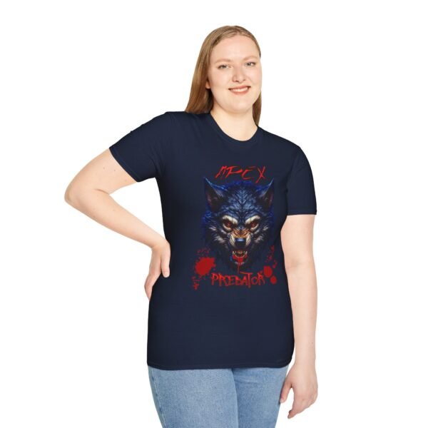 Angry Dire Wolf Apex Predator TShirt / Bloody Wolf Graphic Tee - Image 173