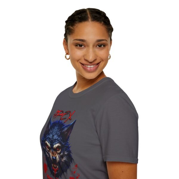 Angry Dire Wolf Apex Predator TShirt / Bloody Wolf Graphic Tee - Image 153