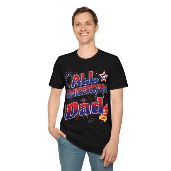 All American Dad Shirt - Patriotic Fireworks Design - Perfect Father's Day Gift - 4th of July Tee - USA Pride Apparel - Image 20