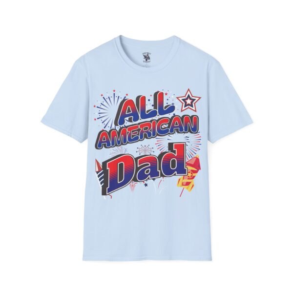 All American Dad Shirt - Patriotic Fireworks Design - Perfect Father's Day Gift - 4th of July Tee - USA Pride Apparel - Image 98