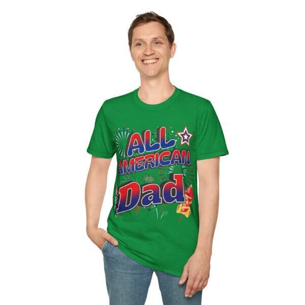 All American Dad Shirt - Patriotic Fireworks Design - Perfect Father's Day Gift - 4th of July Tee - USA Pride Apparel - Image 68