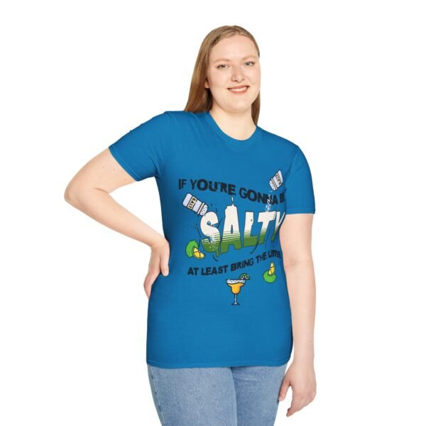 Funny Margarita T-Shirt - 'If You're Gonna Be Salty Bring The Lime' - Unisex Graphic Tee with Salt Shakers & Limes - Image 137