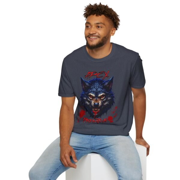 Angry Dire Wolf Apex Predator TShirt / Bloody Wolf Graphic Tee - Image 192