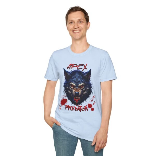 Angry Dire Wolf Apex Predator TShirt / Bloody Wolf Graphic Tee - Image 115