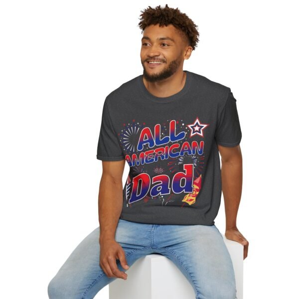 All American Dad Shirt - Patriotic Fireworks Design - Perfect Father's Day Gift - 4th of July Tee - USA Pride Apparel - Image 73