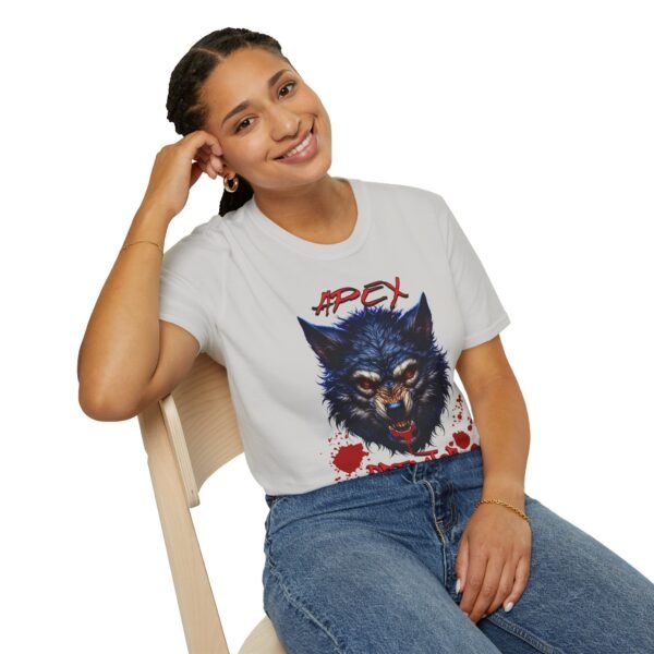 Angry Dire Wolf Apex Predator TShirt / Bloody Wolf Graphic Tee - Image 46