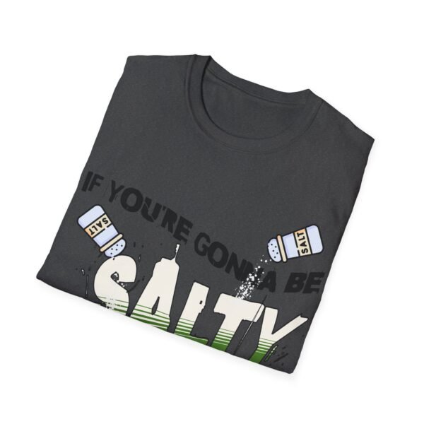 Funny Margarita T-Shirt - 'If You're Gonna Be Salty Bring The Lime' - Unisex Graphic Tee with Salt Shakers & Limes - Image 100