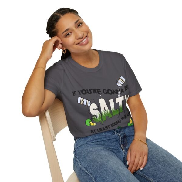 Funny Margarita T-Shirt - 'If You're Gonna Be Salty Bring The Lime' - Unisex Graphic Tee with Salt Shakers & Limes - Image 154