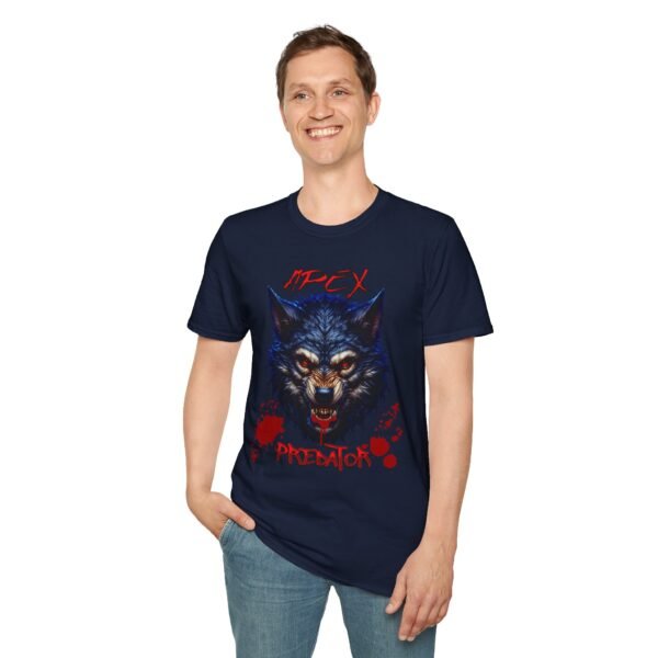 Angry Dire Wolf Apex Predator TShirt / Bloody Wolf Graphic Tee - Image 175