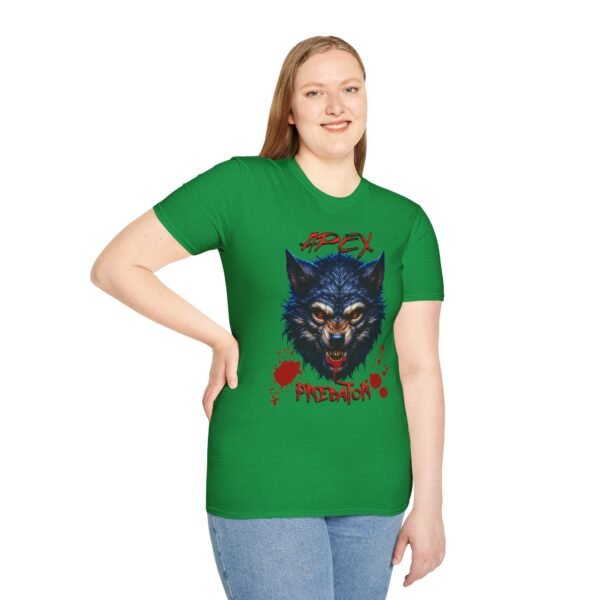 Angry Dire Wolf Apex Predator TShirt / Bloody Wolf Graphic Tee - Image 89