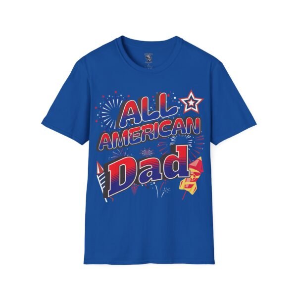 All American Dad Shirt - Patriotic Fireworks Design - Perfect Father's Day Gift - 4th of July Tee - USA Pride Apparel - Image 146