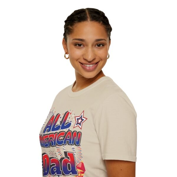 All American Dad Shirt - Patriotic Fireworks Design - Perfect Father's Day Gift - 4th of July Tee - USA Pride Apparel - Image 34