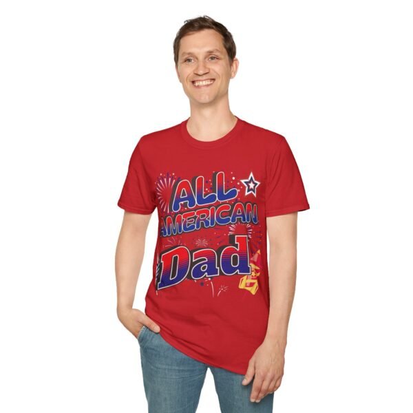 All American Dad Shirt - Patriotic Fireworks Design - Perfect Father's Day Gift - 4th of July Tee - USA Pride Apparel - Image 176