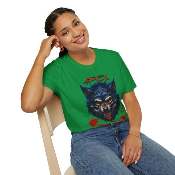 Angry Dire Wolf Apex Predator TShirt / Bloody Wolf Graphic Tee - Image 94