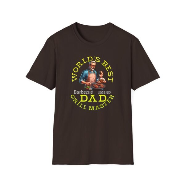 World's Best Dad BBQ Legend T-Shirt | Grill Master Father's Day Gift | Funny Dad Cooking Shirt | BBQ Dad Graphic Tee | Gift for Grill King - Image 5