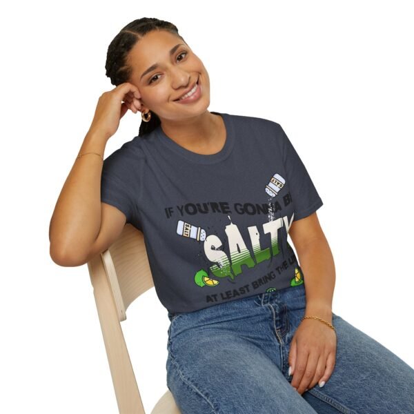 Funny Margarita T-Shirt - 'If You're Gonna Be Salty Bring The Lime' - Unisex Graphic Tee with Salt Shakers & Limes - Image 178