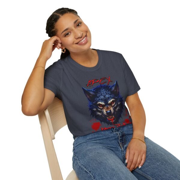 Angry Dire Wolf Apex Predator TShirt / Bloody Wolf Graphic Tee - Image 190