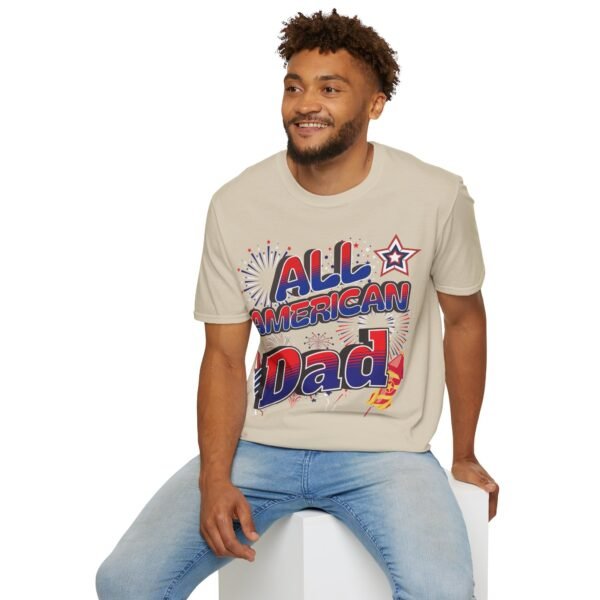 All American Dad Shirt - Patriotic Fireworks Design - Perfect Father's Day Gift - 4th of July Tee - USA Pride Apparel - Image 25