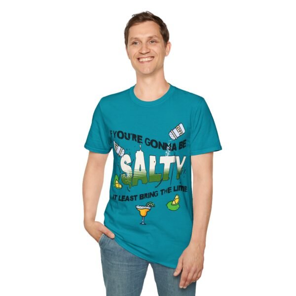 Funny Margarita T-Shirt - 'If You're Gonna Be Salty Bring The Lime' - Unisex Graphic Tee with Salt Shakers & Limes - Image 115