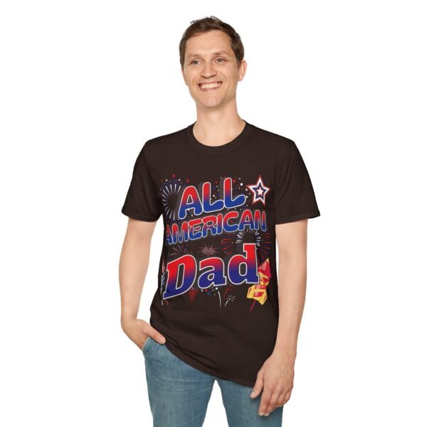 All American Dad Shirt - Patriotic Fireworks Design - Perfect Father's Day Gift - 4th of July Tee - USA Pride Apparel - Image 56