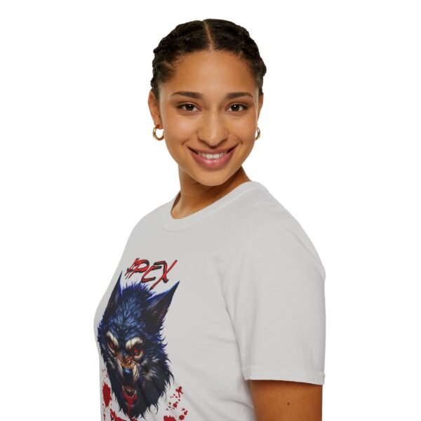 Angry Dire Wolf Apex Predator TShirt / Bloody Wolf Graphic Tee - Image 45