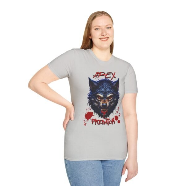 Angry Dire Wolf Apex Predator TShirt / Bloody Wolf Graphic Tee - Image 41