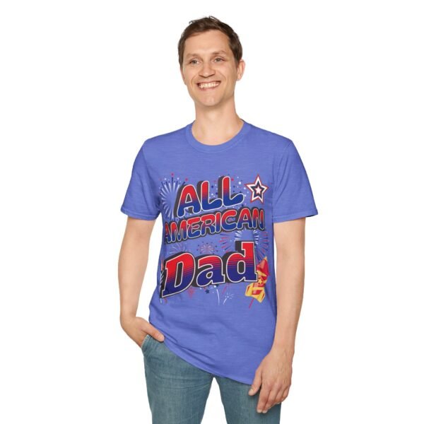 All American Dad Shirt - Patriotic Fireworks Design - Perfect Father's Day Gift - 4th of July Tee - USA Pride Apparel - Image 116