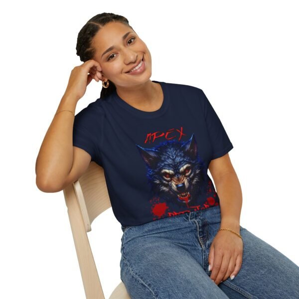 Angry Dire Wolf Apex Predator TShirt / Bloody Wolf Graphic Tee - Image 178