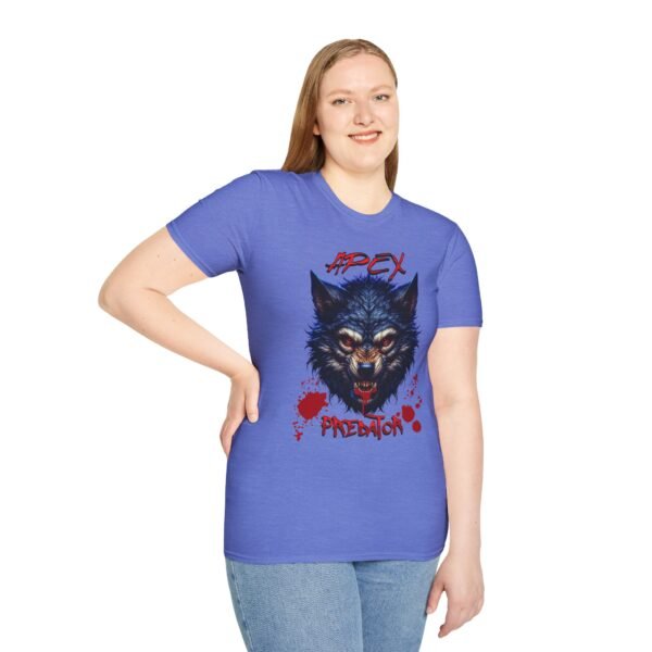 Angry Dire Wolf Apex Predator TShirt / Bloody Wolf Graphic Tee - Image 125