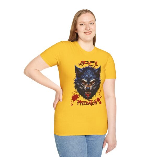 Angry Dire Wolf Apex Predator TShirt / Bloody Wolf Graphic Tee - Image 77