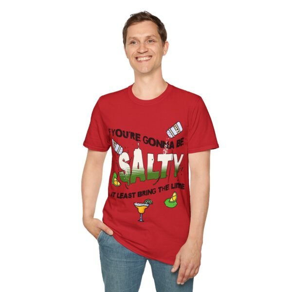 Funny Margarita T-Shirt - 'If You're Gonna Be Salty Bring The Lime' - Unisex Graphic Tee with Salt Shakers & Limes - Image 199