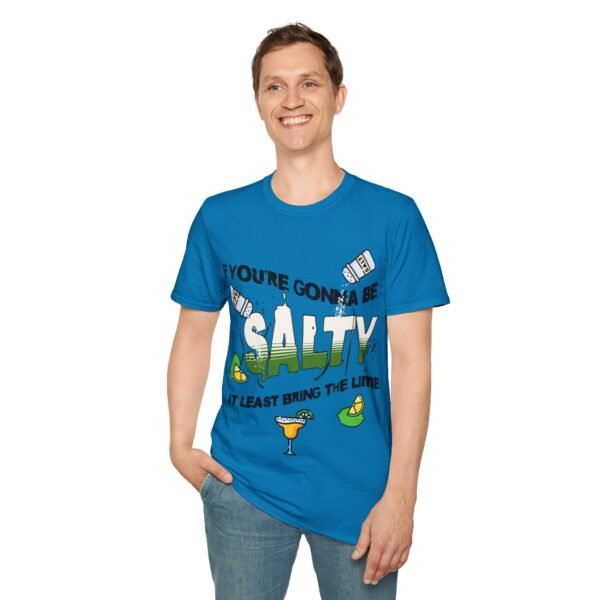 Funny Margarita T-Shirt - 'If You're Gonna Be Salty Bring The Lime' - Unisex Graphic Tee with Salt Shakers & Limes - Image 139