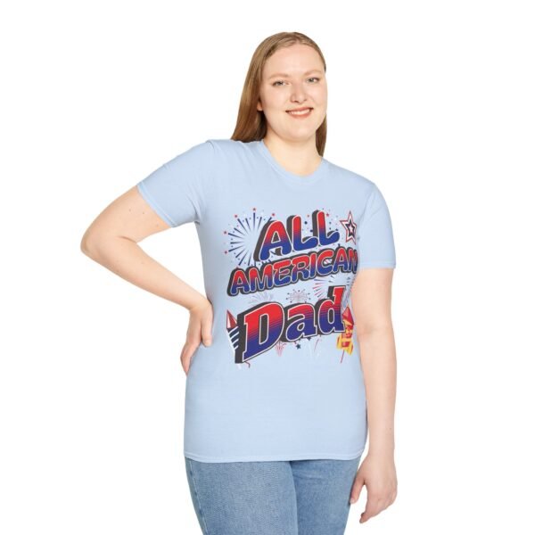 All American Dad Shirt - Patriotic Fireworks Design - Perfect Father's Day Gift - 4th of July Tee - USA Pride Apparel - Image 102