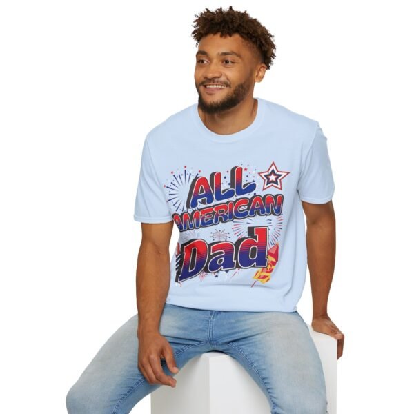 All American Dad Shirt - Patriotic Fireworks Design - Perfect Father's Day Gift - 4th of July Tee - USA Pride Apparel - Image 97