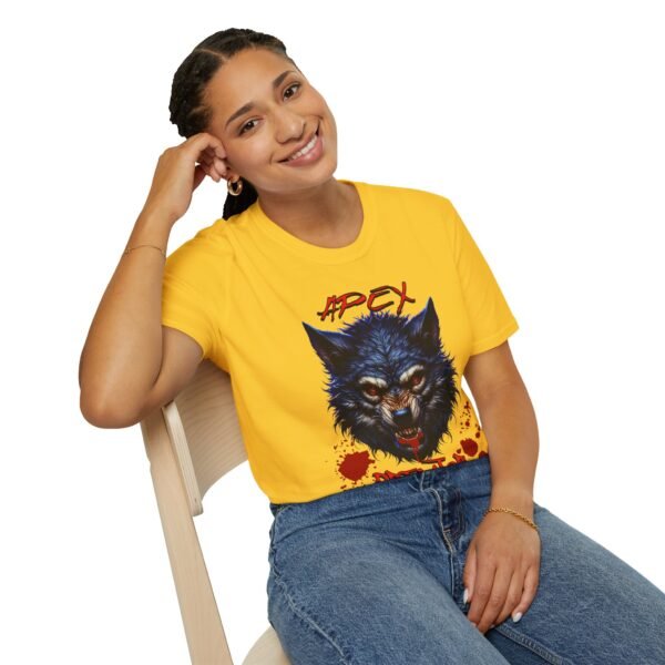 Angry Dire Wolf Apex Predator TShirt / Bloody Wolf Graphic Tee - Image 82