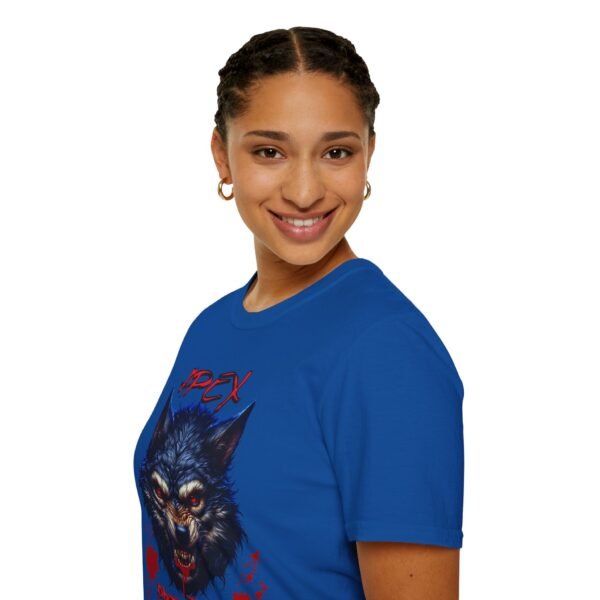 Angry Dire Wolf Apex Predator TShirt / Bloody Wolf Graphic Tee - Image 165