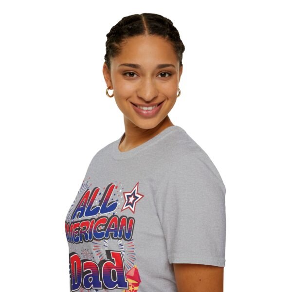 All American Dad Shirt - Patriotic Fireworks Design - Perfect Father's Day Gift - 4th of July Tee - USA Pride Apparel - Image 46