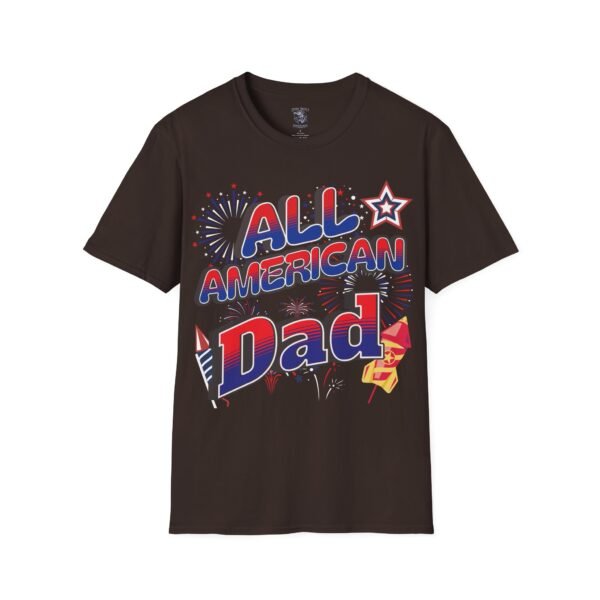 All American Dad Shirt - Patriotic Fireworks Design - Perfect Father's Day Gift - 4th of July Tee - USA Pride Apparel - Image 50