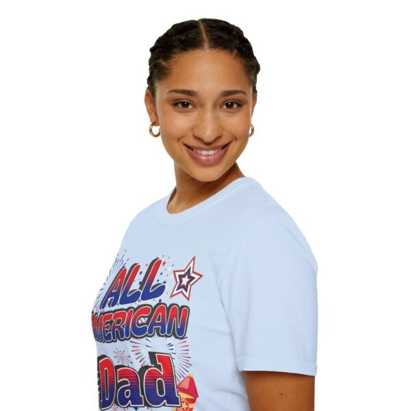 All American Dad Shirt - Patriotic Fireworks Design - Perfect Father's Day Gift - 4th of July Tee - USA Pride Apparel - Image 106