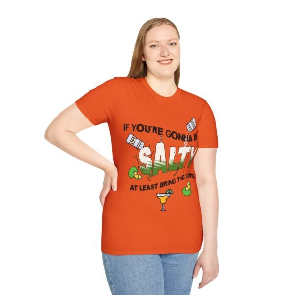 Funny Margarita T-Shirt - 'If You're Gonna Be Salty Bring The Lime' - Unisex Graphic Tee with Salt Shakers & Limes - Image 53