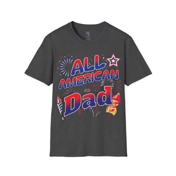 All American Dad Shirt - Patriotic Fireworks Design - Perfect Father's Day Gift - 4th of July Tee - USA Pride Apparel - Image 74