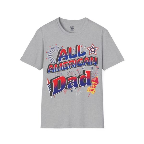 All American Dad Shirt - Patriotic Fireworks Design - Perfect Father's Day Gift - 4th of July Tee - USA Pride Apparel - Image 38