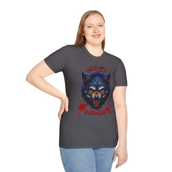 Angry Dire Wolf Apex Predator TShirt / Bloody Wolf Graphic Tee - Image 149